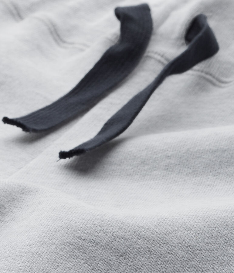 Pantalon de jogging gar&ccedil;on en molleton grau POUSSIERE CHINE