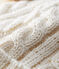 Kindermütze für Mädchen weiss MARSHMALLOW/gelb OR