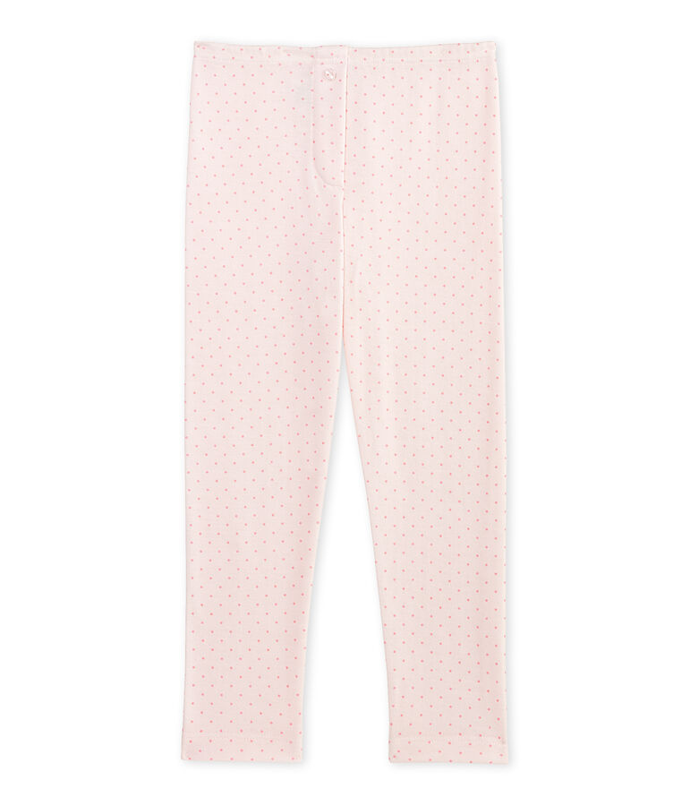 M&auml;dchen-Leggings aus Wolle/Baumwolle rosa/rosa