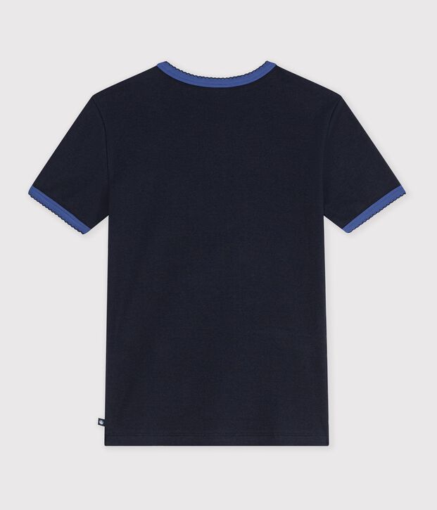 Kurz&auml;rmeliges Damen T-Shirt aus einfarbiger Baumwolle SMOKING