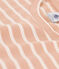 Damen-T-Shirt LE DROIT aus Baumwolle mit Rundhalsausschnitt VINTAGE/ AVALANCHE