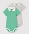 2er-Set Baby-Bodys aus Bio-Baumwolle mit Polokragen variante 1