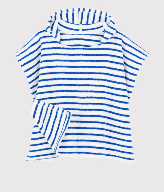 Strand-Poncho mit Kapuze Baby Mädchen / Baby Jungen blau SURF