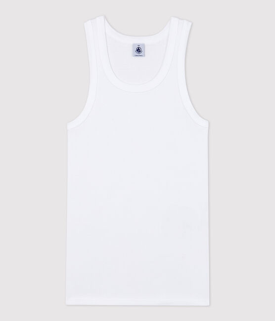 Tanktop aus Baumwolle für Damen weiss ECUME