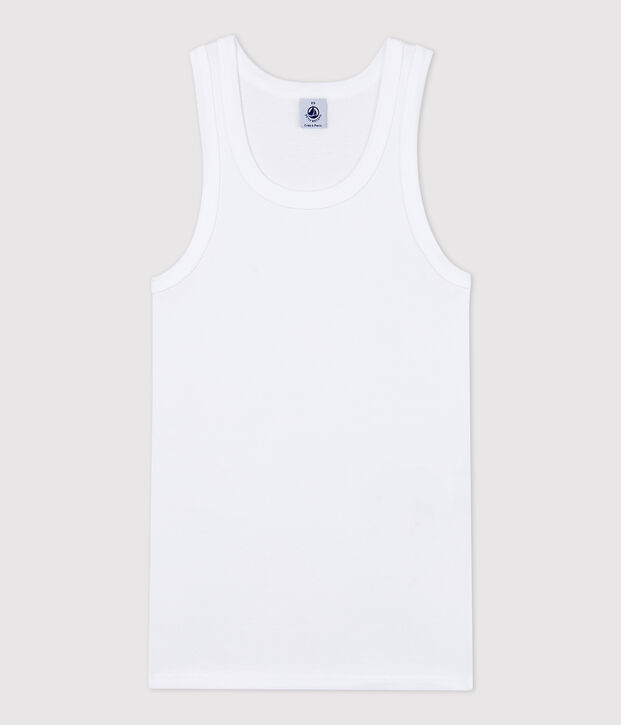 Tanktop aus Baumwolle f&uuml;r Damen weiss