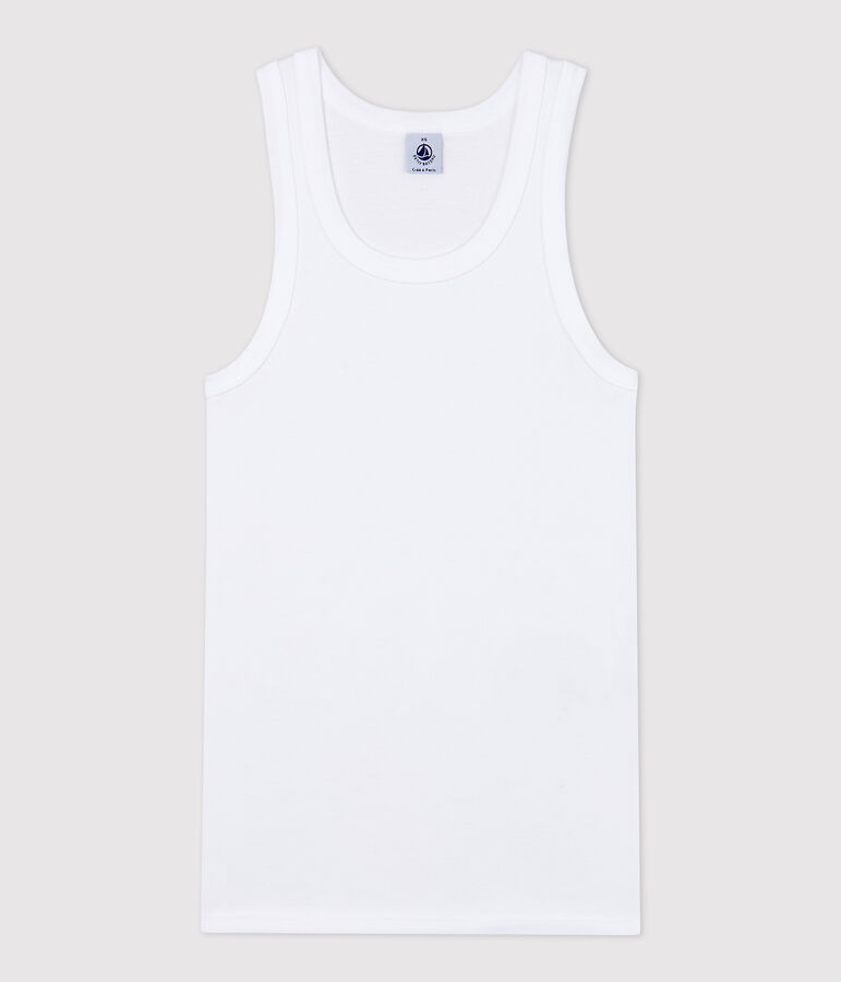Tanktop aus Baumwolle f&uuml;r Damen weiss