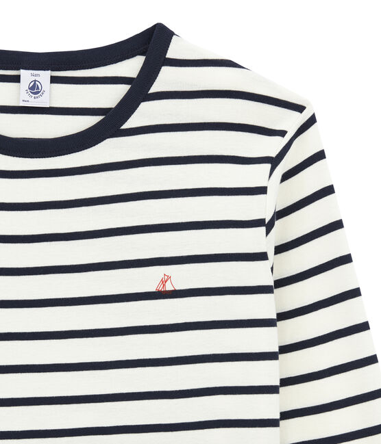 Samt-Pyjama für Jungen blau SMOKING/beige COQUILLE