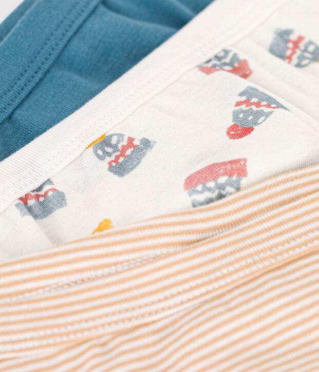 Slips aus Baumwolle im 3er-Set f&uuml;r Jungen vielfarbig