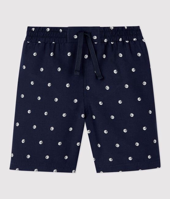  Badeshorts aus recyceltem Material für Jungen  blau SMOKING/weiss MARSHMALLOW