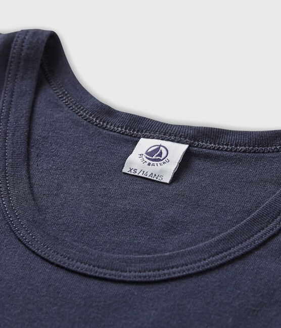 Tanktop aus Baumwolle für Damen blau SMOKING