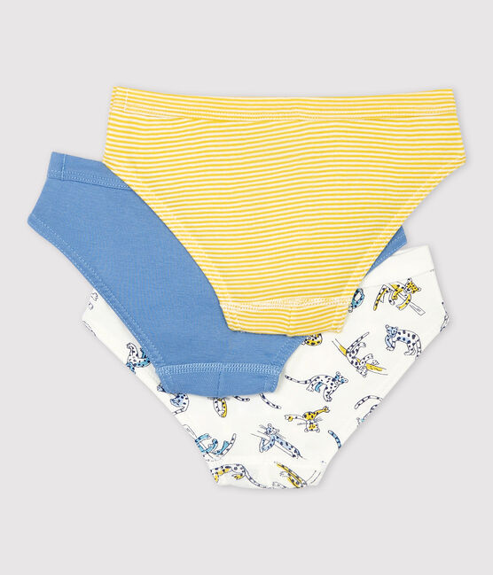 3er-Set Slips aus Bio-Baumwolle mit Panther-Print für Jungen variante 1