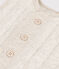 Baby-Weste aus gestepptem Doppeljersey beige MONTELIMAR CHINE
