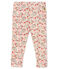 Gemusterte Baby-Legging mit Volants für Mädchen weiss MARSHMALLOW/weiss MULTICO