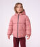 Einfarbige Kinder-Winterjacke rosa