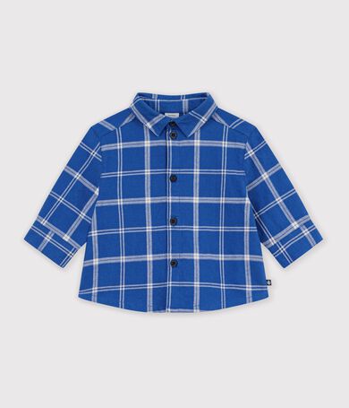 Baby-Hemd aus Flanell mit Karomuster