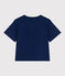 Damen-T-Shirt LE BOXY aus Baumwolle blau MEDIEVAL