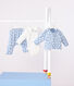 3-teiliges Baby-Set mit Bärenmotiv und Body mit besticktem Kragen