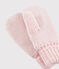 Kinder-Fausthandschuhe für Mädchen rosa MINOIS/ ARGENT
