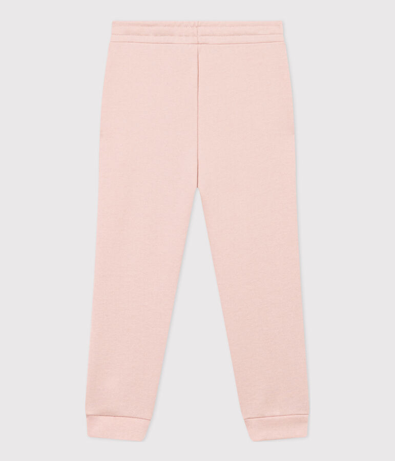 Kinder-Jogginghose aus Molton f&uuml;r M&auml;dchen rosa