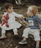 Baby-Kleid für Mädchen Petit Bateau x Deyrolle weiss MARSHMALLOW