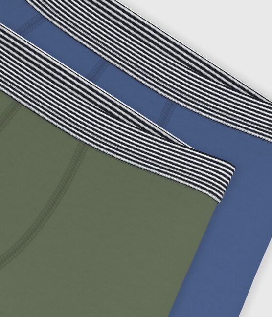 Set Kinder-Boxershorts aus einfarbiger Baumwolle mit Elastan variante 1