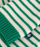 Baby-Pullover aus Woll- und Baumwollstrick grün JARDIN/ AVALANCHE