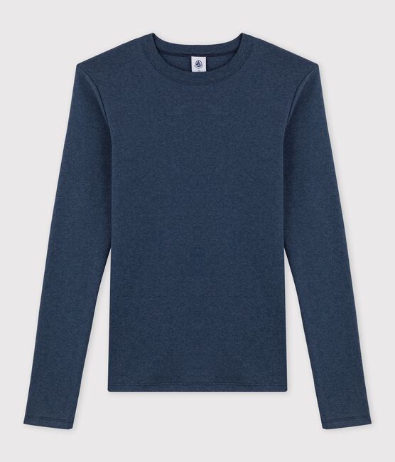 Klassisches Damen-T-Shirt aus Baumwolle mit Rundhalsausschnitt CHINE CHINE