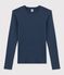 Klassisches Damen-T-Shirt aus Baumwolle mit Rundhalsausschnitt CHINE CHINE