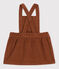 Ärmelloses Babykleid aus Nicki braun CINA
