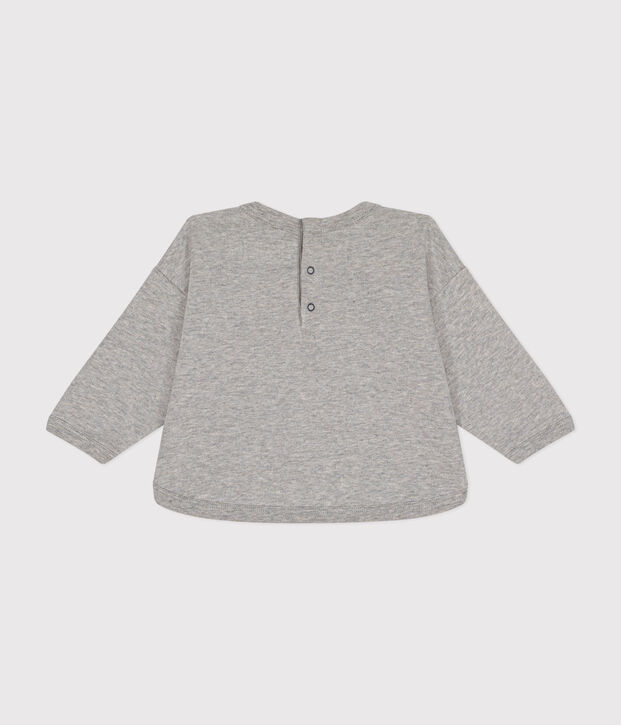 Baby-Sweatshirt Mr. Men und Little Miss aus Jersey grau