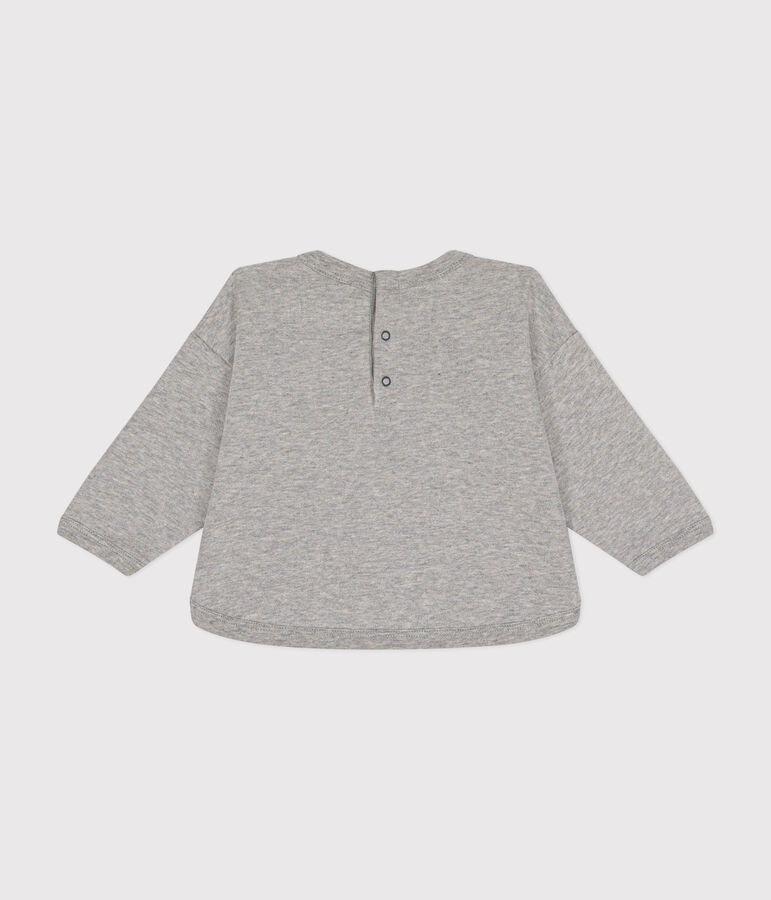 Baby-Sweatshirt Mr. Men und Little Miss aus Jersey grau