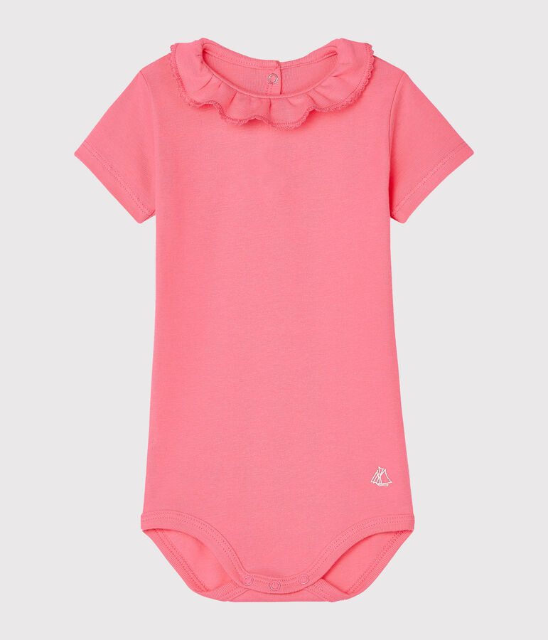 Baby-Body f&uuml;r M&auml;dchen rosa CUPCAKE