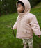Babyparka mit Sherpafutter. rosa SALINE