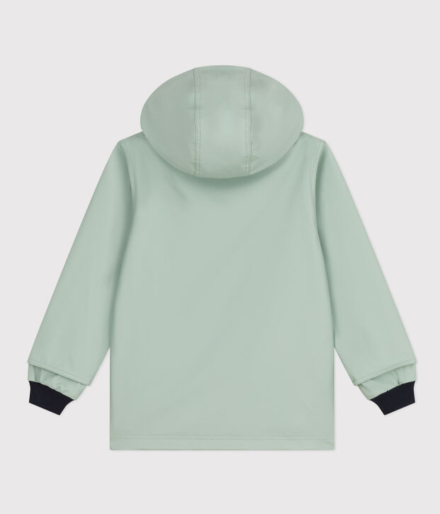 Ikonische Regenjacke f&uuml;r Kinder gr&uuml;n