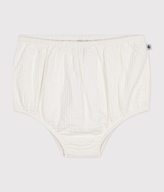 Gemusterter Baby-Bloomer weiss MARSHMALLOW