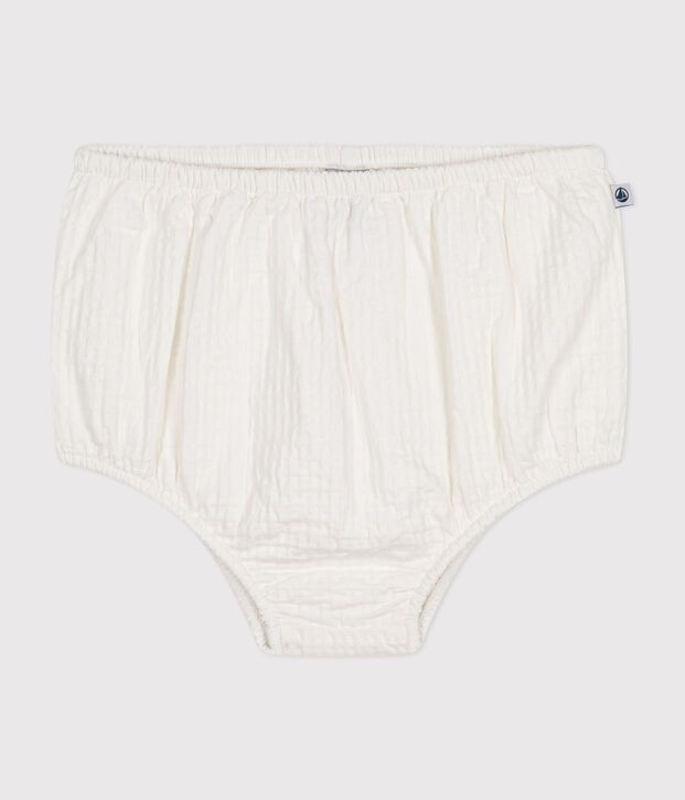 Gemusterter Baby-Bloomer weiss