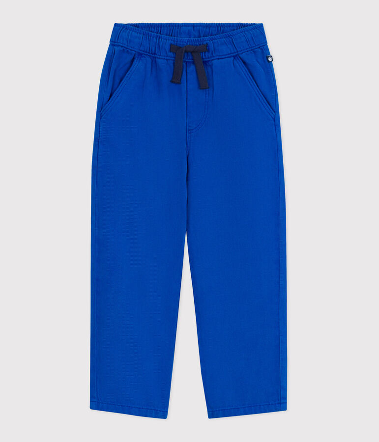 Kinder-Hose aus Baumwolle blau