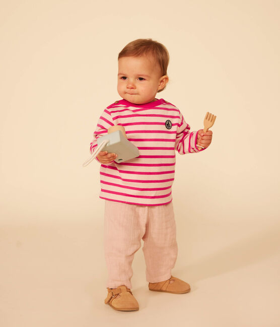 Baby-Matrosenshirt aus dickem Baumwolljersey SALINE/ DELHI