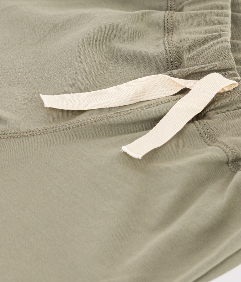 Kinder-Bermudashorts aus Baumwolle f&uuml;r Jungen gr&uuml;n