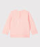 Baby-Sweatshirt aus Molton rosa