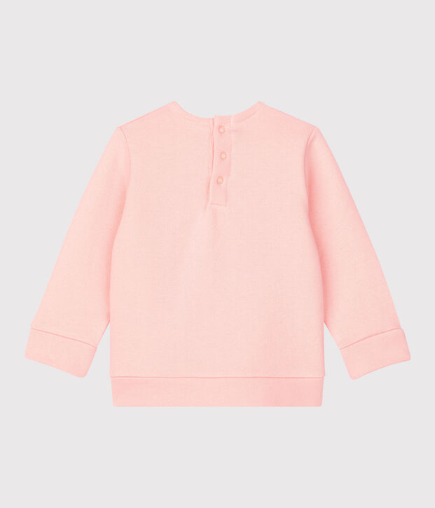 Baby-Sweatshirt aus Molton rosa