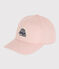 Schirmmütze aus rosa Denim Kinder rosa SALINE