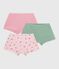 Set Kinder-Shortys aus Baumwolle mit Blumenmuster variante 1