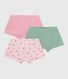 Set Kinder-Shortys aus Baumwolle mit Blumenmuster
