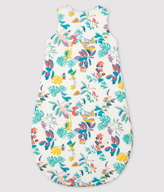 Kompakter Baby-Schlafsack weiss MARSHMALLOW/weiss MULTICO