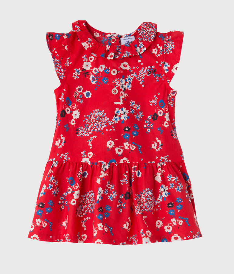 Robe b&eacute;b&eacute; fille imprim&eacute;e rot/vielfarbig