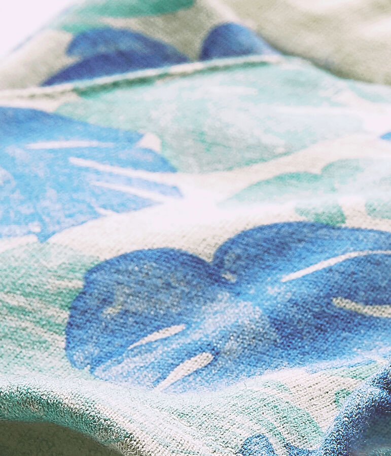 Bedruckte Baby-Jungen-Shorts grau/vielfarbig