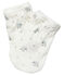 Babyfäustlinge aus Rippstrick weiss MARSHMALLOW/weiss MULTICO