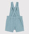 Kurze Baby-Overall in Broderie Anglaise grün MIMI