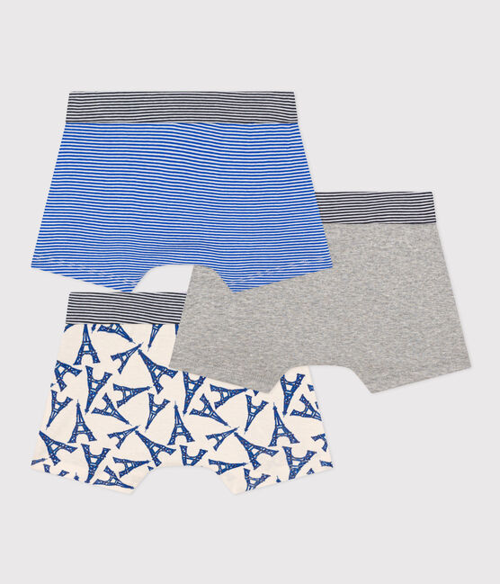 3er-Set Boxershorts aus Baumwolle mit Paris-Print für Jungen variante 1